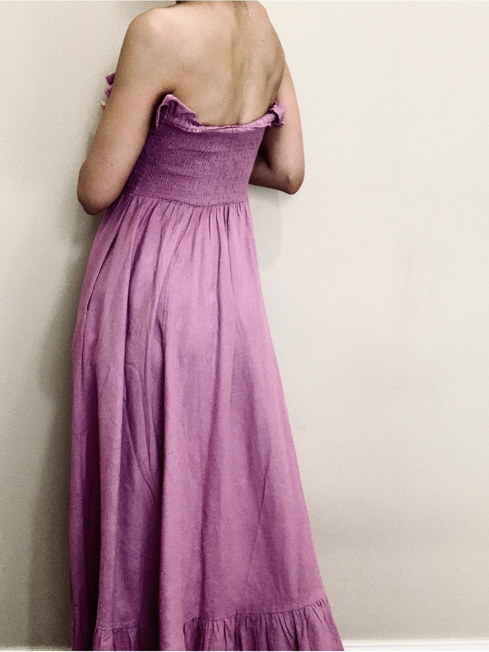 Brand new free people linen maxi dress size M - Picture 4 of 11